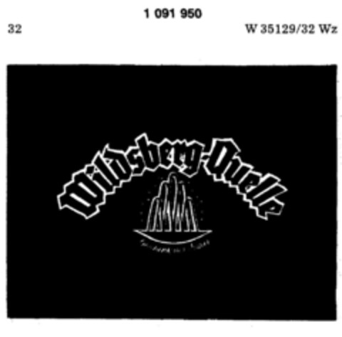Wildsberg-Quelle Geschenk der Natur Logo (DPMA, 02.05.1985)