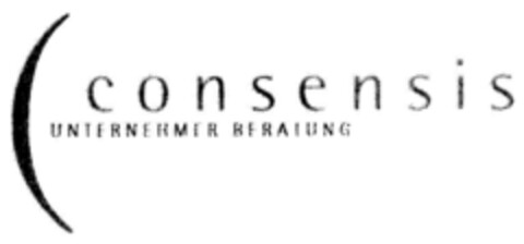 consensis UNTERNEHMER BERATUNG Logo (DPMA, 11.04.2001)