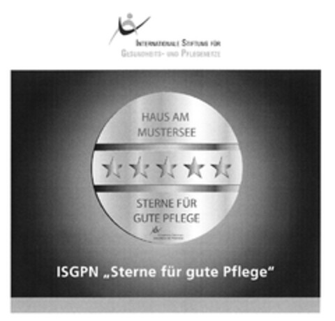 ISGPN "Sterne für gute Pflege" Logo (DPMA, 19.08.2008)