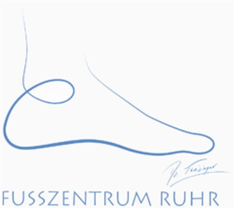 Dr. Theisinger FUSSZENTRUM RUHR Logo (DPMA, 10/30/2008)