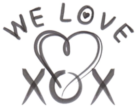 WE LOVE XOX Logo (DPMA, 03.11.2014)