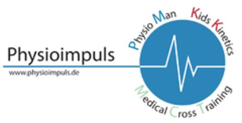Physioimpuls www.physioimpuls.de Physio Man Kids Kinetics Medical Cross Training Logo (DPMA, 12/07/2017)