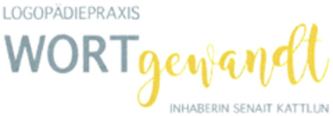 LOGOPÄDIEPRAXIS WORT gewandt INHABERIN SENAIT KATTLUN Logo (DPMA, 11/24/2021)