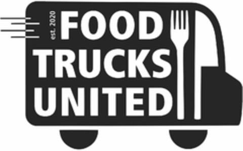 est.2020 FOOD TRUCKS UNITED Logo (DPMA, 12.06.2023)