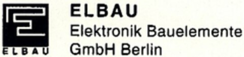 ELBAU Elektronik Bauelemente GmbH Berlin Logo (DPMA, 05/05/2004)