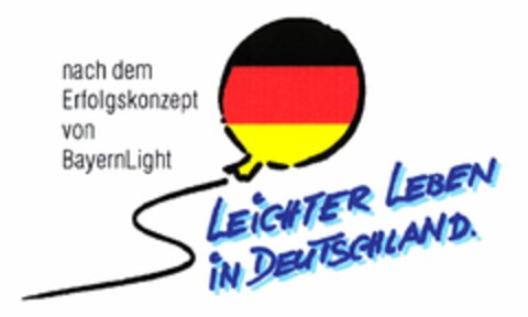 LEICHTER LEBEN IN DEUTSCHLAND nach dem Erfolgskonzept von BayernLight Logo (DPMA, 11.09.2004)