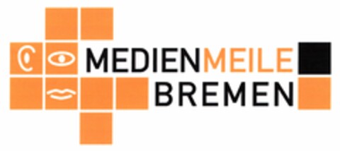 MEDIENMEILE BREMEN Logo (DPMA, 06/20/2005)