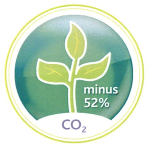 minus 52% CO2 Logo (DPMA, 01.06.2007)