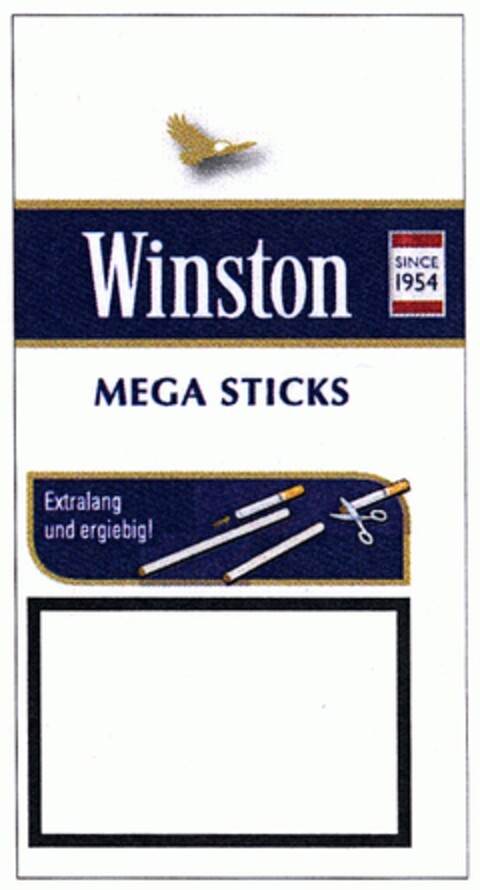 Winston MEGA STICKS Logo (DPMA, 05.09.2007)