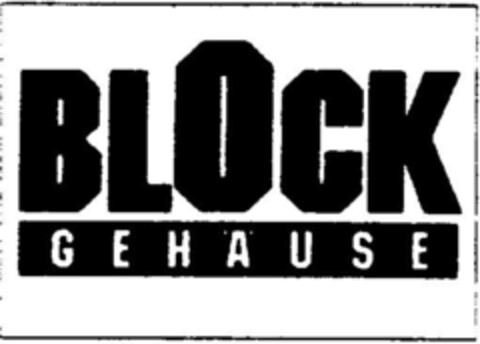 BLOCK  GEHÄUSE Logo (DPMA, 08/08/1995)