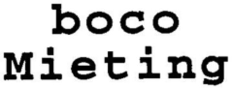 boco Mieting Logo (DPMA, 26.08.1998)