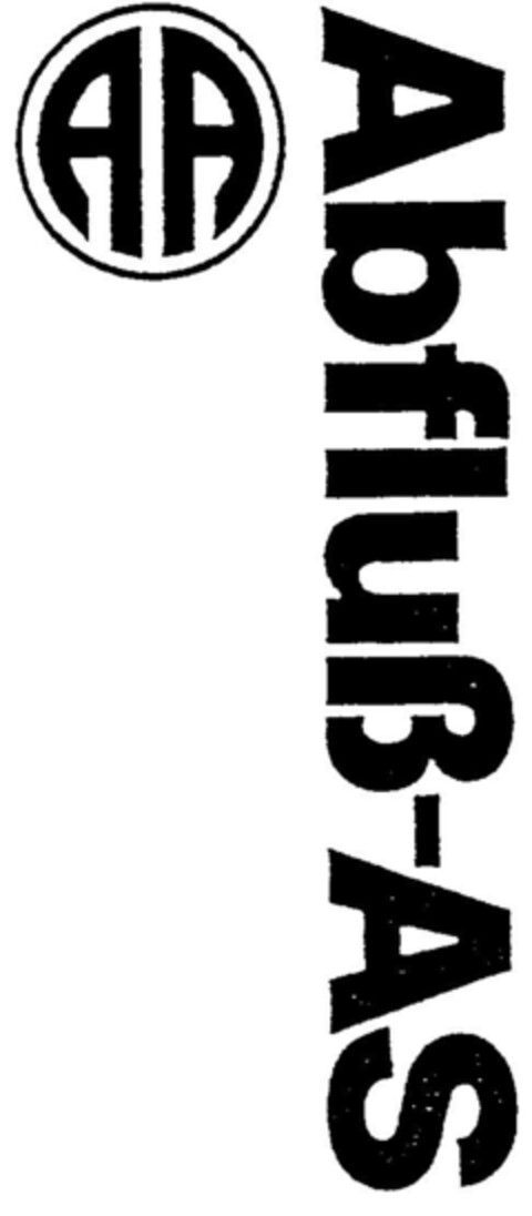AA Abfluß-AS Logo (DPMA, 22.05.1999)