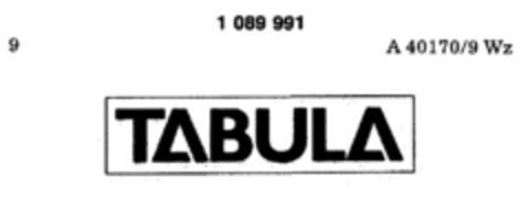 TABULA Logo (DPMA, 07/17/1985)