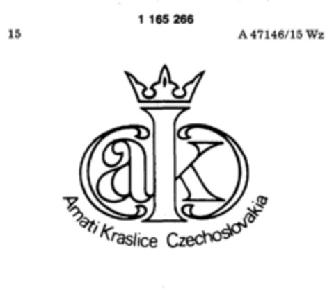 Amati Kraslice Czechoslovakia Logo (DPMA, 24.10.1989)