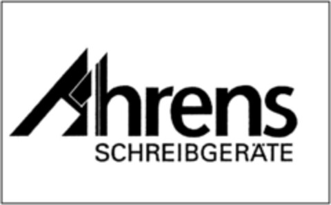 Ahrens SCHREIBGERÄTE Logo (DPMA, 06.03.1993)