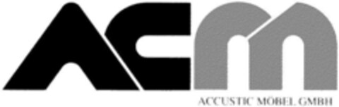 ACM ACCUSTIC MÖBEL GMBH Logo (DPMA, 01.07.1993)