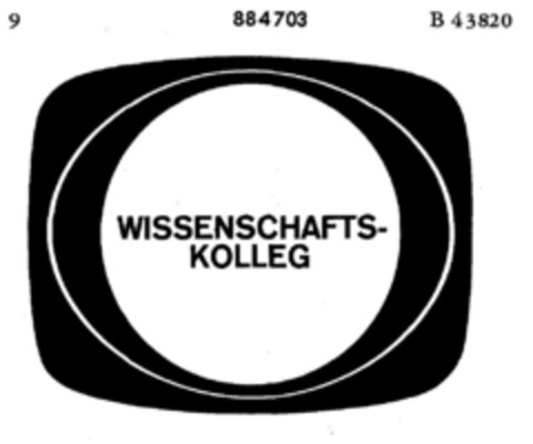 WISSENSCHAFTS-KOLLEG Logo (DPMA, 29.01.1970)