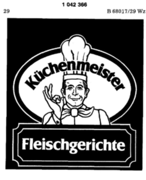 Küchenmeister Fleischgerichte Logo (DPMA, 22.05.1981)