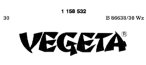 VEGETA Logo (DPMA, 02/18/1989)