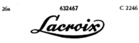 Lacroix Logo (DPMA, 11.02.1952)