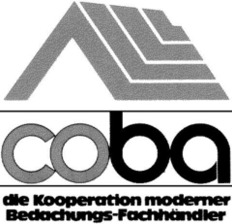 coba die Kooperation moderner Bedachungs-Fachhändler Logo (DPMA, 11.12.1992)