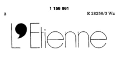 L'Etienne Logo (DPMA, 12.01.1989)