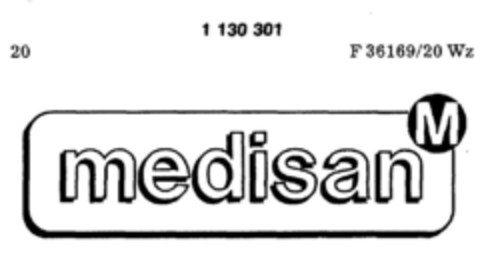 medisan M Logo (DPMA, 05.03.1988)