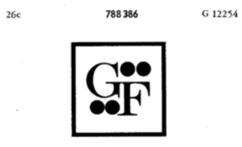 GF Logo (DPMA, 25.02.1963)