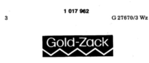 Gold-Zack Logo (DPMA, 03.01.1980)