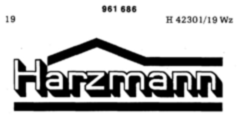 Harzmann Logo (DPMA, 19.10.1976)