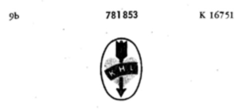 K.H.L. Logo (DPMA, 20.10.1959)