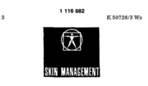 SKIN MANAGEMENT Logo (DPMA, 10.01.1987)