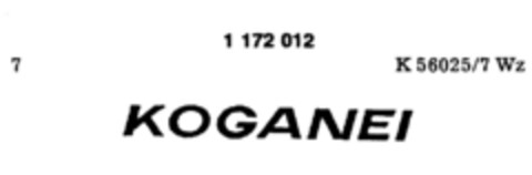 KOGANEI Logo (DPMA, 11.04.1990)