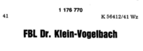FBL Dr. Klein-Vogelbach Logo (DPMA, 02.07.1990)