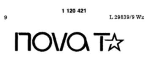 nova T Logo (DPMA, 03/11/1987)