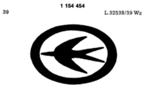 1154454 Logo (DPMA, 21.07.1989)