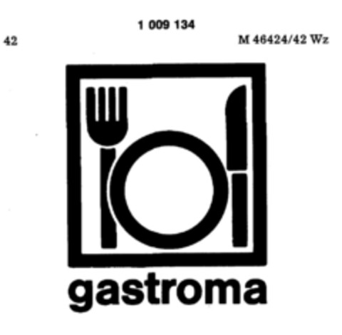 gastroma Logo (DPMA, 02.04.1979)