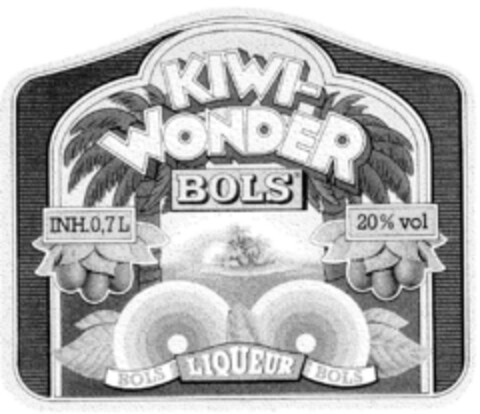 KIWI-WONDER BOLS Logo (DPMA, 06.06.1986)