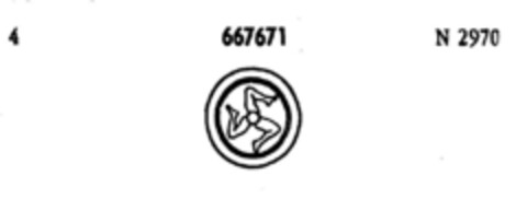 667671 Logo (DPMA, 09.12.1953)