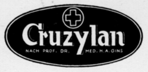 Cruzylan NACH PROF. DR. MED. H.A. GINS Logo (DPMA, 25.07.1950)