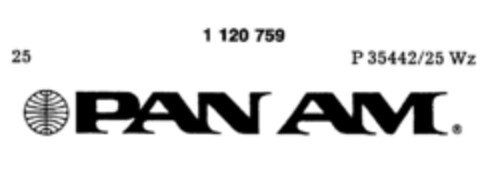 PAN AM Logo (DPMA, 22.07.1987)