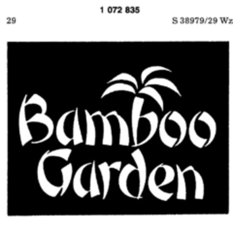 Bamboo Garden Logo (DPMA, 13.06.1983)