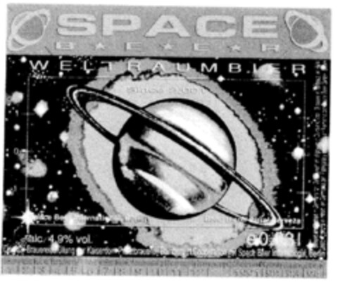 SPACE B E E R Logo (DPMA, 08.11.1991)