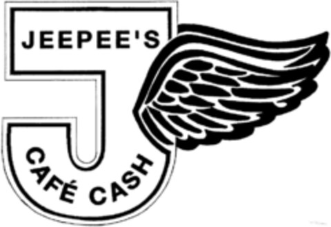 JEEPEE'S CAFE CASH Logo (DPMA, 24.08.1993)