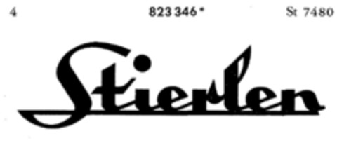 Stierlen Logo (DPMA, 15.06.1966)