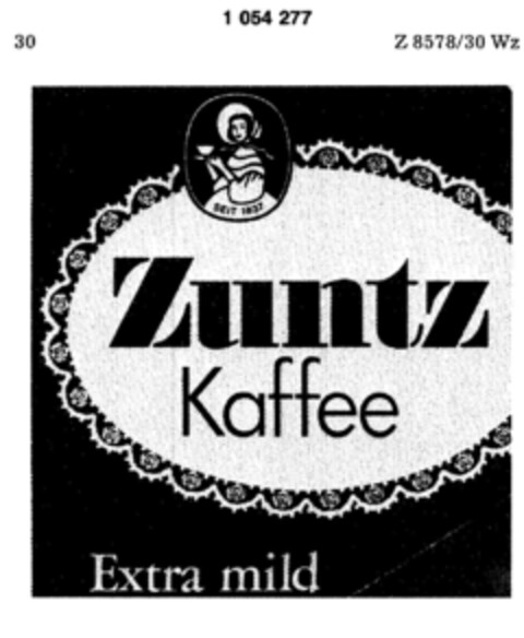 Zuntz Kaffee Extra mild Logo (DPMA, 01/13/1983)