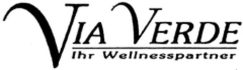 VIA VERDE Ihr Wellnesspartner Logo (DPMA, 03.03.2008)