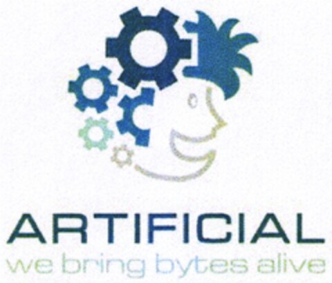 ARTIFICIAL we bring bytes alive Logo (DPMA, 12.06.2008)