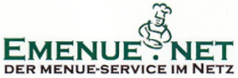 EMENUE . NET DER MENUE-SERVICE IM NETZ Logo (DPMA, 12.11.2008)