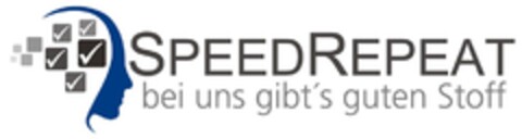 SPEEDREPEAT bei uns gibt´s guten Stoff Logo (DPMA, 11/28/2012)